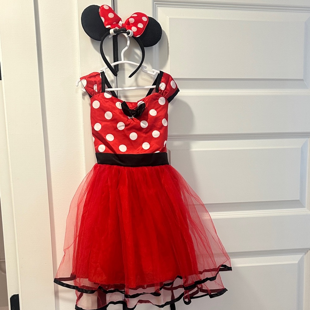 Red Polka Dot Kids Costume with Headband